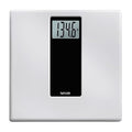 Taylor Digital Glass Bathroom Scale for Body Weight, 400 lb Capacity, Durable Tempered Glass Platform and Easy to Read, White
