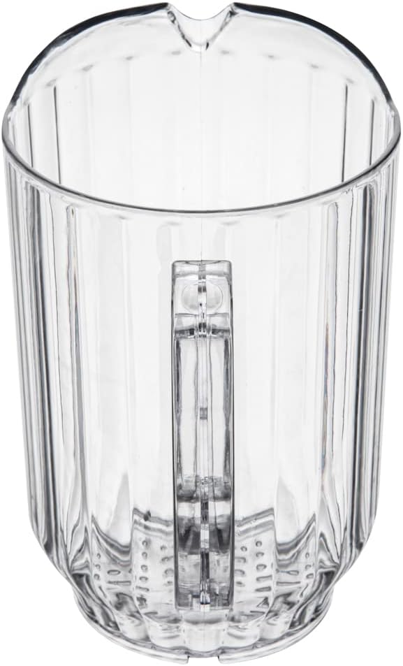 Restaurantware 60 Ounce Beer Pitcher - 1 Count - Chef 101 Durable Restaurant Pitcher - Hard Plastic, Serve Soda, Lemonade, Juice, Or Sangria, Clear Plastic Water Glass, For Bars, Parties, Or Homes,