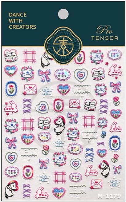 Small Cute Sticker 3D Relief Design Decals for iPhone 17 PRO / 17 PROMAX Cell Phone Camera Screen Lens,for NintendSwitch Game Handle Controllers，Scrapbooking Laptop Diary Planner Collage DIY (M-1179)