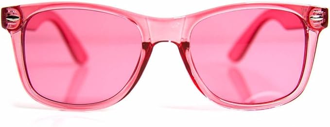 GloFX Baker-Miller Pink (Rose) Color Therapy Glasses | Chromotherapy Mood Boosting Glasses