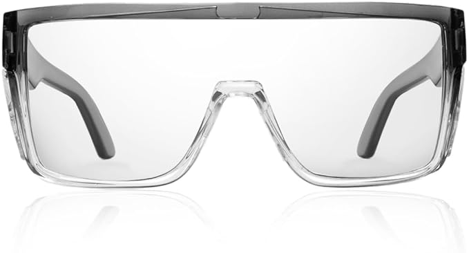 Transition Photochromic Safety Glasses For Men Women Wrap Around Safety glasses with Anti bluelight UV Protection