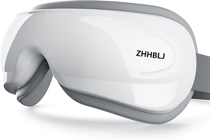 Eye Massager with Heat and Music,3 Heated Eye Mask Massge for Migraines and Dry Eyes,Women and Men Valentines Day Gifts for Him & Her. Mom and Dad Birthday Gifts.Headache Relief