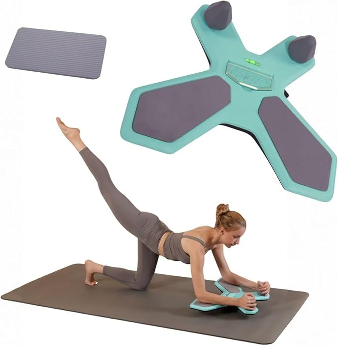 Plank Board,Wobble Balance Board for Core Workout,Push Up Board With Smart Phone Holder,Portable Pushup Board Training Equipment, Gym Accessories for Men & Women