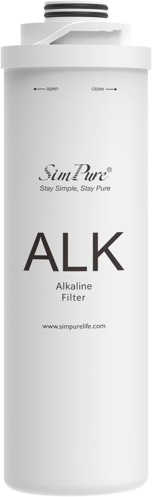 SimPure T1 Series ALK Filter Replacement Alkaline Cartridge for Model T1-100ALK, T1-400ALK, 6 Months Replacement Cartridge (1 Pack)
