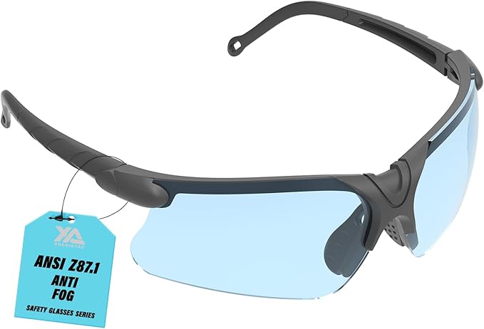 xaegistac Shooting Glasses with Case Anti Fog Hunting Safety Glasses for Adults