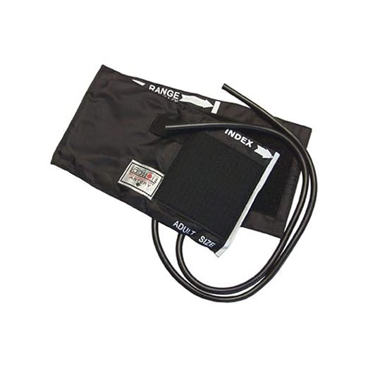 Graham-Field Accumax Blood Pressure Cuff - Nylon Cuff & 2-Tube Latex Bladder - Newborn, Blue, 2356-2N