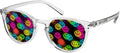 HI-LITES Smiley Special Effect Light Changing/Light Diffraction Glasses - Smiley Face Effect Lenses - Designer Style