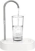 Desktop Water Dispenser for 5 Gallon Bottle, Automatic Countertop Water Dispenser, 6 Dispense Modes, USB Rechargeable, Universal Desk Water Jug Pump for Home, Office,Camping, Kitchen