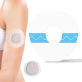 55-Pack G7 Sensor Adhesive Patches Latex-Free Sweatproof 10+ Days Wear Water-Resistant Tape Hypoallergenic & Breathable Pre-Cut Oval with Easy-Peel Backing Adhesion for Swimming Sports with Hole Patch