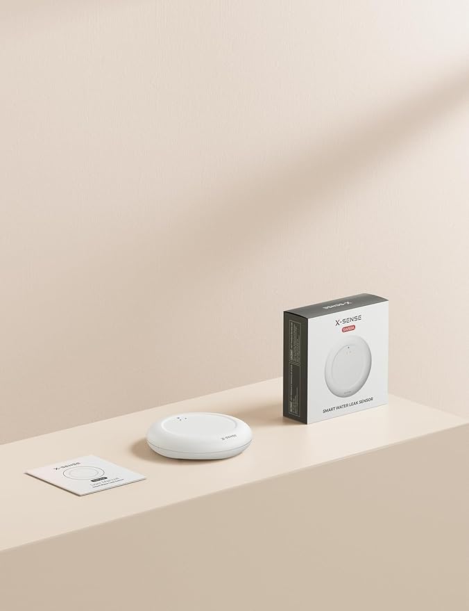 X-Sense Wi-Fi Water Leak Detector (SBS50 Base Station Required), 1 SWS0A Water Sensor