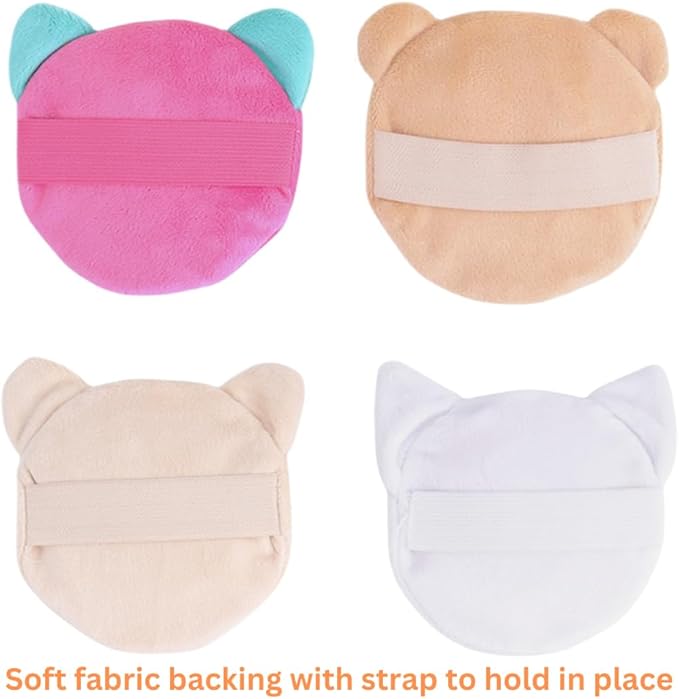 FOMI Ultra Strong Kids Hot Cold Ice Packs | 4 Pack | Soft Colorful Sleeves | Animal Designed Children Gel Bead Wrap | Pain Relief for Kids Boo Boos, Fever, Headaches | Strap to Hold in Place