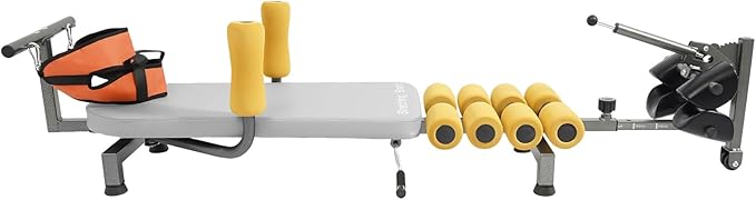 Lumbar Stretch Tool Traction Table, Portable Cervical Lumber Spine Stretcher Bed, Corrects Bent or Deformed Vertebrae,Full Body Traction & Stretch Decompression Bench/Table Machine, Relieve Neck Pain