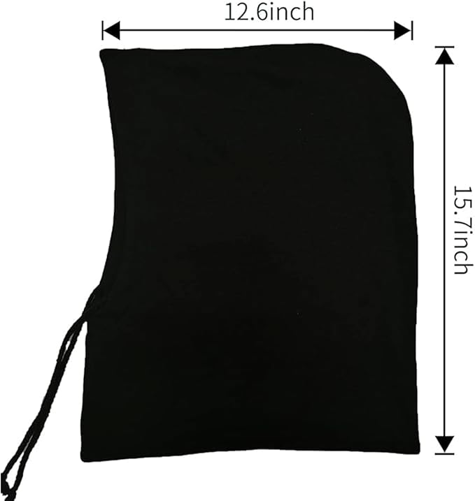 Faraday Protection Hat, RF Shielding Hat for WiFi Protection, Covering Neck, Head, Black
