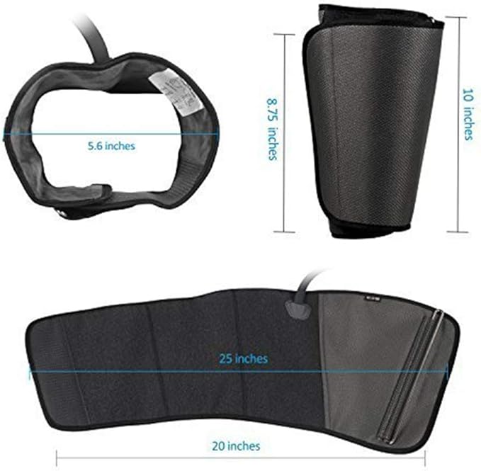 CINCOM Leg Massager for Circulation and Pain Relief, Air Compression Calf Massager with 2 Modes 3 Intensities