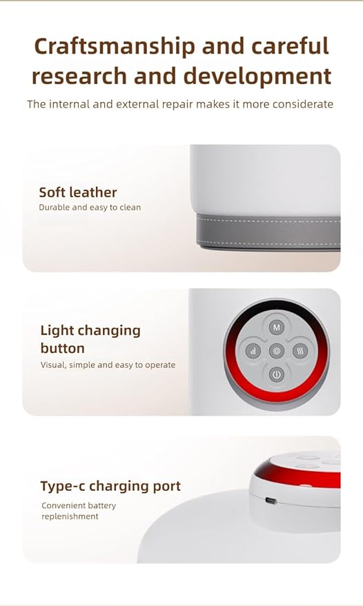 Hand Massager with Heat and Air Pressure – Hand and Finger Massager with Heat and Vibration for Relaxation, Comfort, and Gifts