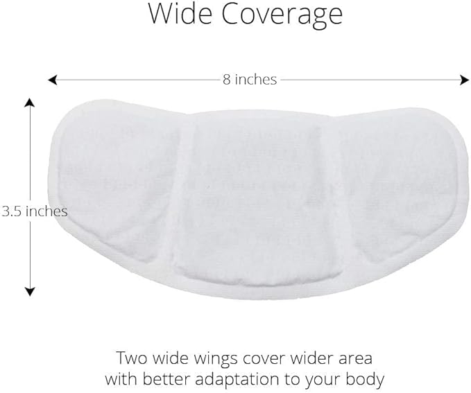 (5 Patches) CrampCareH PMS/Menstrual Cramps Relief Heat Patch with Wide Wings, FDA Registered