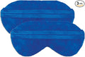 Nature Creation Lavender Aromatherapy Sleeping Eye Mask Pillow - Weighted Eye Mask for Sleeping, Relaxation, Yoga and Stress Relief - Cold Therapy Eye Masks for Women, Men - Blue Marble 2 Eye Masks