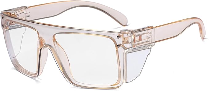 Photochromic Anti Bluelight UV400 Auto-Darkening Clear to Smoke Lens Transitional ANSI Z87.1 Safety SunglassesGlasses