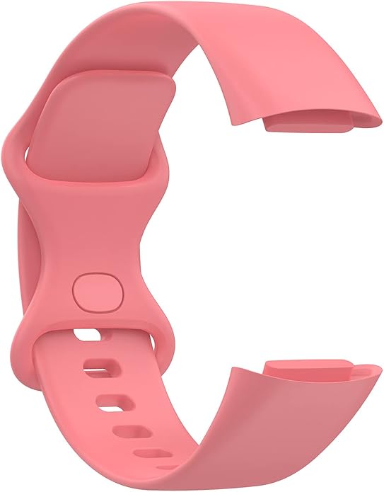 Compatible Soft Silicone Bands Sports Wristbands Replacement for Fitbit Charge 5&Charge 6 Advanced Fitness & Health Tracker Accessories Small/Large Watchbands