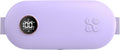 NOWWISH Upgraded Graphene Heating Pad for Period Cramps Pain Relief, Portable Electric Cordless Menstrual Heating Pad with 6 Heat Levels 6 Massage Modes 3 Timer, Easter Gifts for Women Girls, Purple