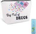 Medicine Drug Bags for Travel Pharmacy Birthday Christmas Gifts for Pharmacist Nurse Female Nursing Students Doctor Pouch Medical Patient Bag Med Physician Practitioner Accessories Bag Gifts for Women