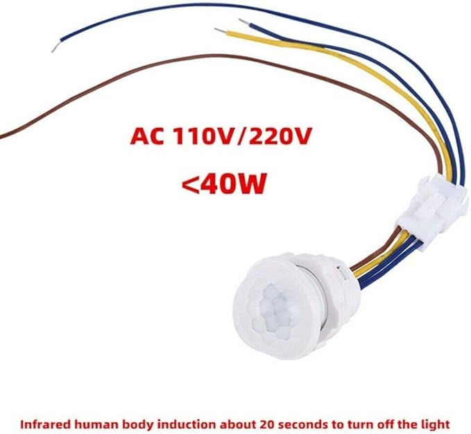 5/10Pcs PIR Infrared Motion Sensor Detector Smart Switch 110V Light Switch Auto (5pcs)