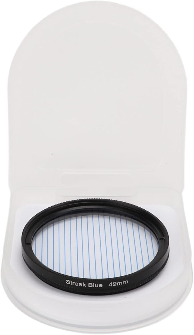 Special Effects Filter, 37mm 40.5mm 43mm 46mm 49mm Special Effects Lens Filter Anamorphic Special Effects Filter,for Most of Digital Cameras on The Market(49mm)