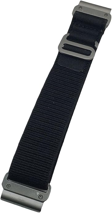 Custom Fit by Wrist Size, Small & Large Wrists, for Garmin Nylon Watch Band –– Compatible with QuickFit 20mm / 22mm / 26mm, Fenix 7, Instinct 2X, Forerunner, Epix, Tactix, MARQ, quatix, Approach