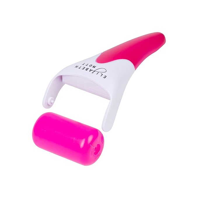 Elizabeth Mott Ice Roller for Face & Eyes Cooling Facial Massager to Reduce Puffiness Under-Eye Bags & Swelling Tighten Pores Boost Circulation Soothe Irritation, Numb Pain for Women and Men