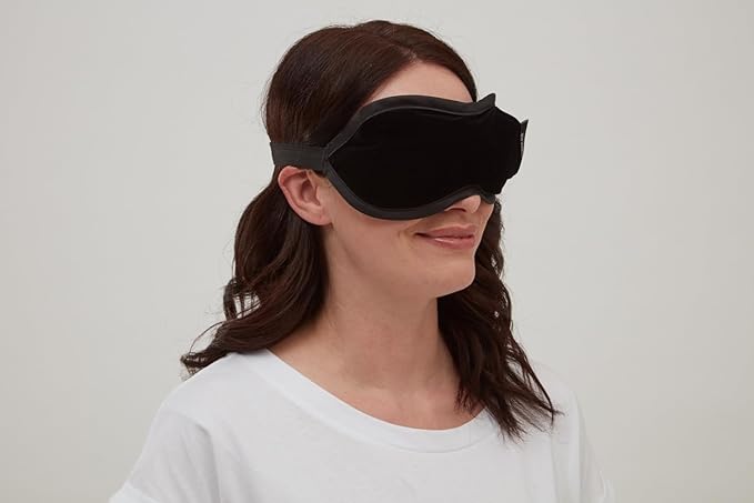 The Eye Doctor Premium Dry Eye Mask – Sterileyes Antibacterial Hot Eye Compress for Dry Eye, Blepharitis & MGD, Removable Cover, Hot or Cold Use, Includes 6 Eyelid Wipes