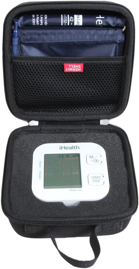 Hermitshell Hard Travel Case for iHealth Track Smart Upper Arm Blood Pressure Monitor (Only Case)