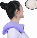 UNI-GO Silica Beads Microwave Heating Pad for Hot Compress and Cold Compress, No Smell, Reusable Microwavable Heating Pad for Back, Neck, Shoulder, Leg, Muscle Ache & Cramps. (Violet-6"x12")