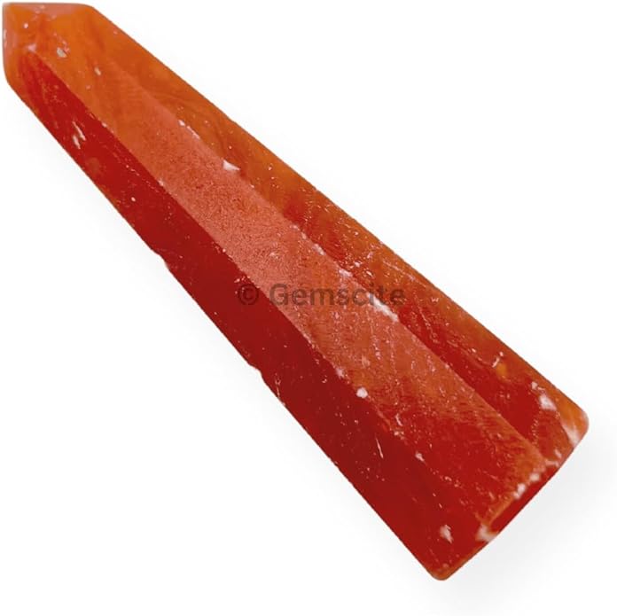 WholesaleGemShop 3 Inch Gemstones Obelisk Tower Jumbo Facet Aura Rock Crystal Natural Polished Earth Wand Spirit