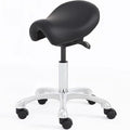 Saddle Stool Rolling Chair, Lash Tech Stool Ergonomic Saddle Chair for Bar Salon Spa Tattoo Makeup Hair Stylists