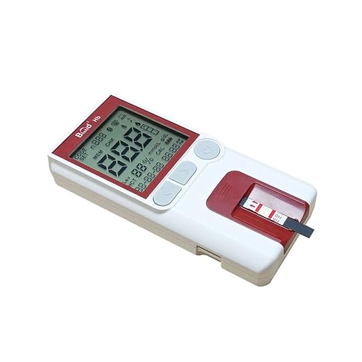 Bioaid Hemoglobin Test Meter Kit with 25pcs strips,25pcs lancets and 25pcs pippets