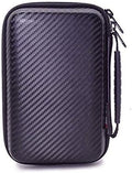 Hard Shell Diabetic Supplies Travel Case Diabetes Testing Kit Organizer Bag for Blood Sugar Test Strips, Glucose Meter, Lancets, Lancing Device, Medication, Pills, Insulin Syringes,Pens Needles(Black)