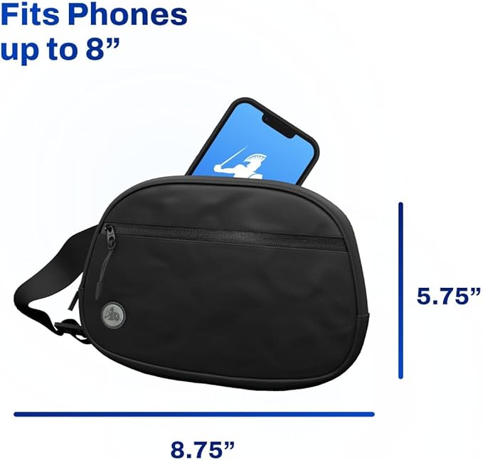DefenderShield EMF & 5G Radiation Protection Fanny Pack - Hip Pack for Men & Women - Adjustable Waist Belt Bag with Pockets