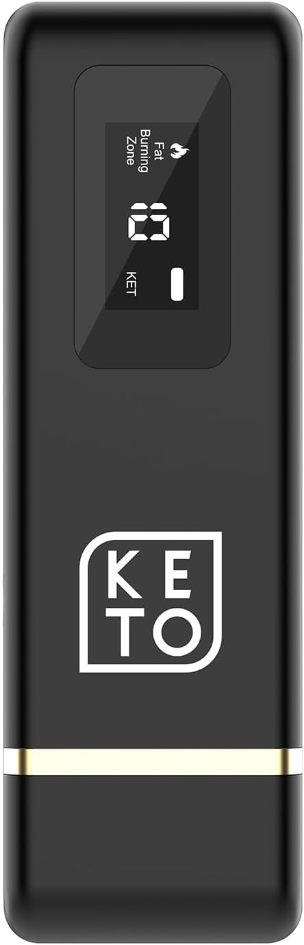 Home Breath Ketosis Meter – Portable, Rechargeable Ketosis Breath Tester & High Accuracy Ketone Breath Meter | Track Ketosis & Keto Diet - Professional Ketosis Tester