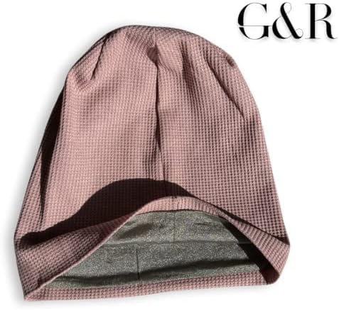Gracie & Roo EMF Protection Mens/Womens Hat Beanie, Radiation and Wi-Fi Shield, 100% Silver Lining