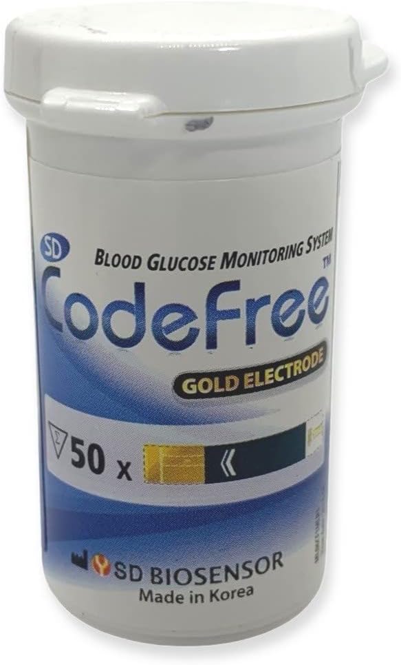 SD Biosensor 100 Strips Sd Codefree Blood Glucose Monitor/Monitoring Test/Testing Kit Replacement Strips Yes - I Have Diabetes