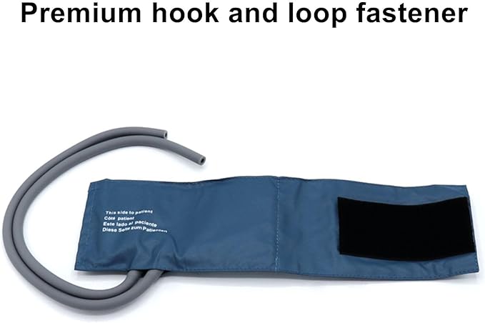 Universal NIBP Cuff with BP12 Connector for Infant, 10-19 cm Reusable Dual Tube PU Replacement BP Cuff with Inner Airbag for Blood Pressure Monitor Machine