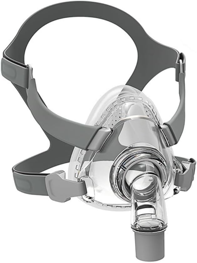 Full Face CPAP Mask, Full Cover Replacement Kit, Comfort Series Nasal CPAP MASK, Cpap Masks Includes Headgear, Cushion, Frame and Elbow(L)
