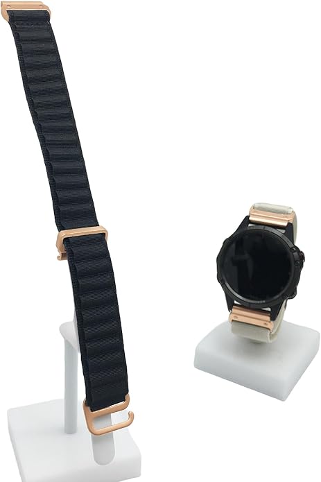 Custom Fit by Wrist Size, Small & Large Wrists, for Garmin Nylon Watch Band –– Compatible with QuickFit 20mm / 22mm / 26mm, Fenix 7, Instinct 2X, Forerunner, Epix, Tactix, MARQ, quatix, Approach