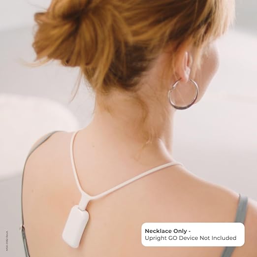 Upright Magnetic Necklace (Necklace Only) for GO S and GO 2 Posture Corrector Trainer (White)