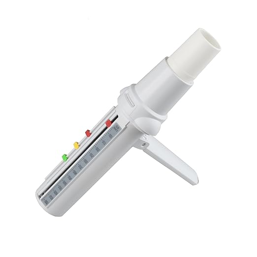 Mechanical Peak Flow Meter | PEF Tester - Track & Monitor Peak Expiratory Flow Changes