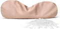 Weighted Eye Pillow for Relaxation, Sleeping, Yoga, SPA and Travelling, 100% Natural Clear Quartz,Cooling Eye Pillow, Reusable and Good Relaxation Gift for Women