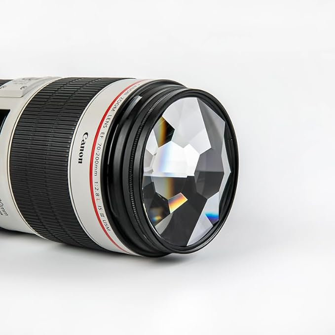 Photography Special Effects Filters Foreground Blur 77mm 8-Sided Kaleidoscope Glass Prism SLR Accessories