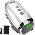 WMARK Barber Massager/Cordless HandheldMassager, Charge Neck/Legs/Hand/FaceMassager, 2 Massage Nodes 2600AMH,Silver