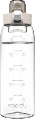 Opard 30oz/32oz Sports Water Bottle with Leak Proof Flip Top Lid BPA Free Tritan Reusable Plastic for Gym and Outdoor, Travel Water Bottle