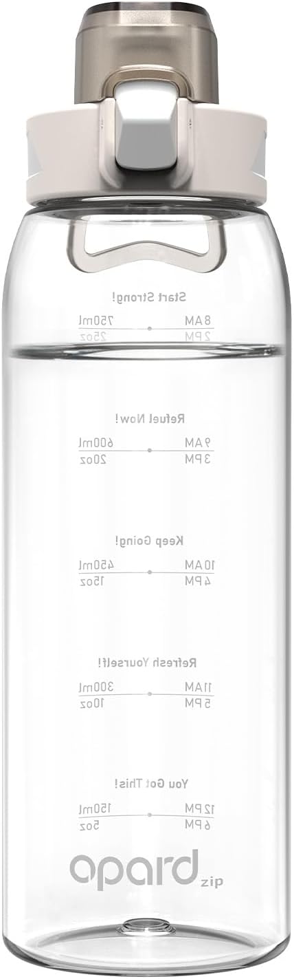Opard 30oz/32oz Sports Water Bottle with Leak Proof Flip Top Lid BPA Free Tritan Reusable Plastic for Gym and Outdoor, Travel Water Bottle